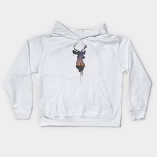 Deer Head IV Kids Hoodie